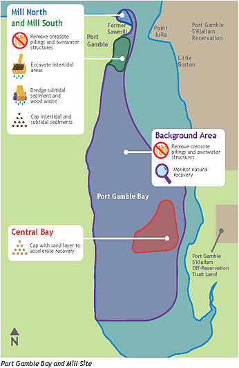 Gamble Bay Map