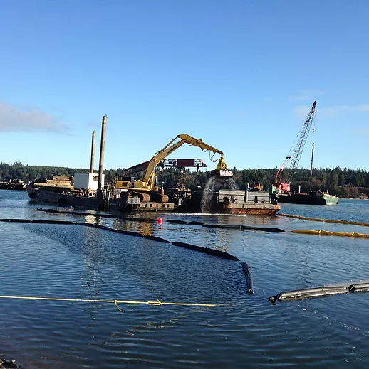 Subtidal dredging